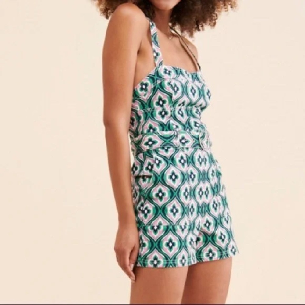 Maeve Escape Seamed Romper Size 2